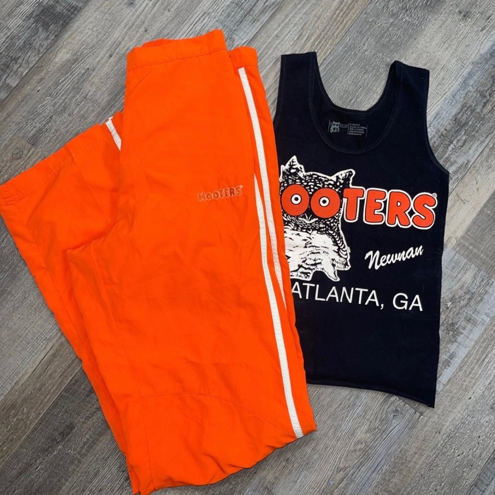 Hooters 2 piece set costume uniform xxs xs pants tank set Atlanta newnan